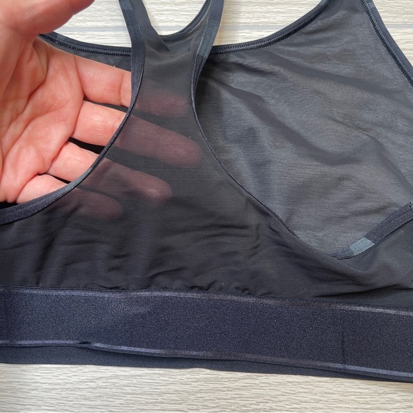 Victoria’s Secret Player Sports Bra Black Wave Non Padded Racerback Size XXL - Picture 10 of 11